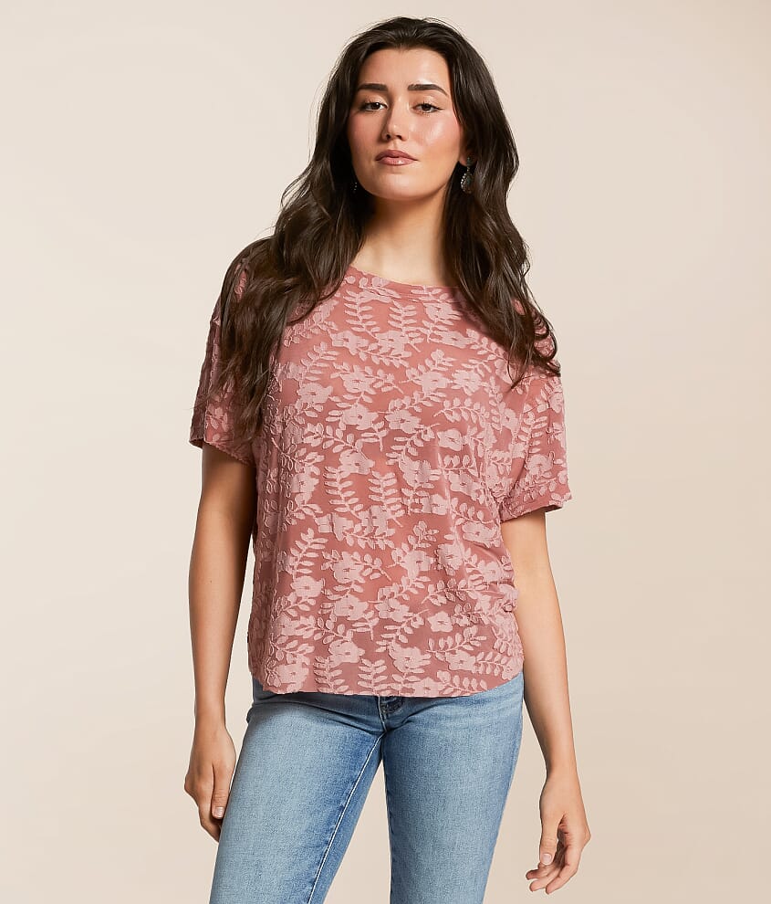 Floral Jacquard Top - thumbnail 2