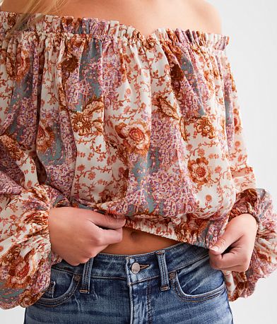 Willow &amp; Root Floral Bubble Top MISC_DETAIL_1