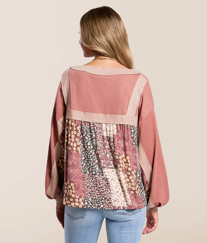 Floral Dolman Top - thumbnail 3
