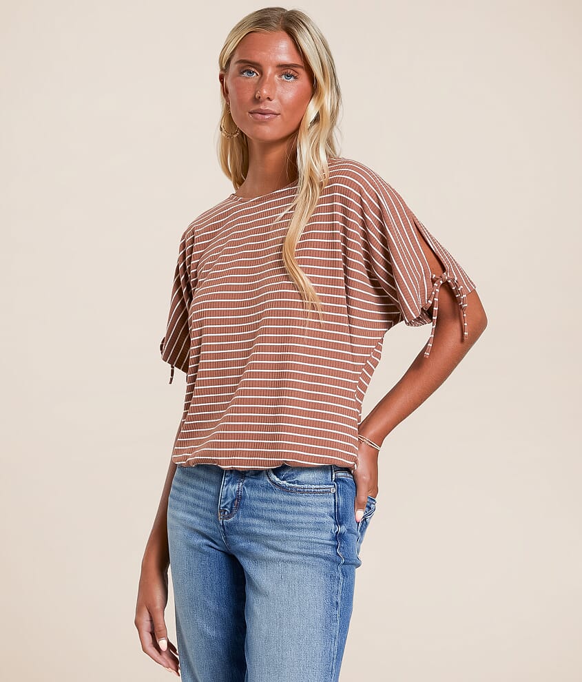 Striped Dolman Top