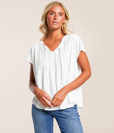 Daytrip Pleated Top front view
