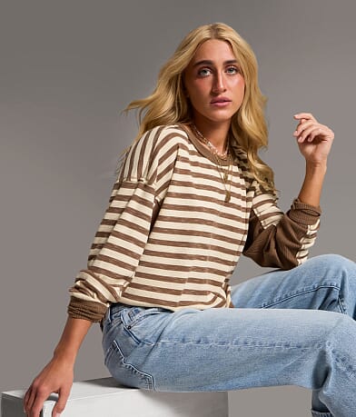 BKE Striped Thermal front view