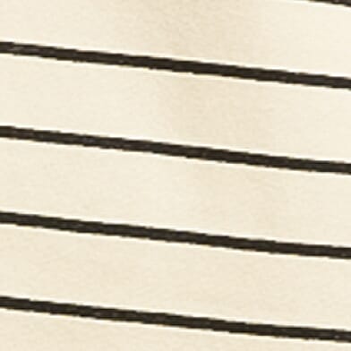 Cream Black Stripe