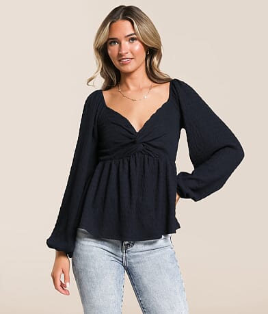 Daytrip Textured Top front view