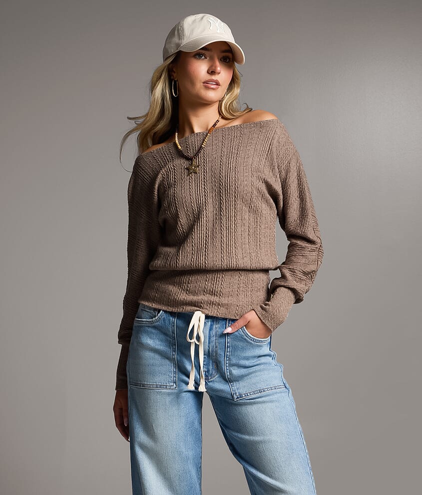 Banded Boatneck Top - thumbnail 2