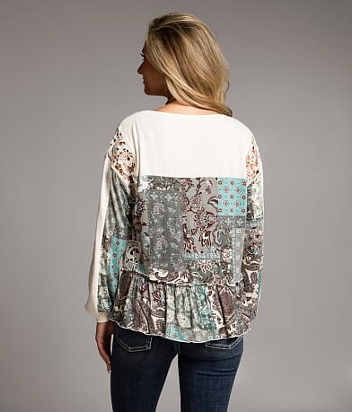 Pieced Crochet Top thumbnail 3