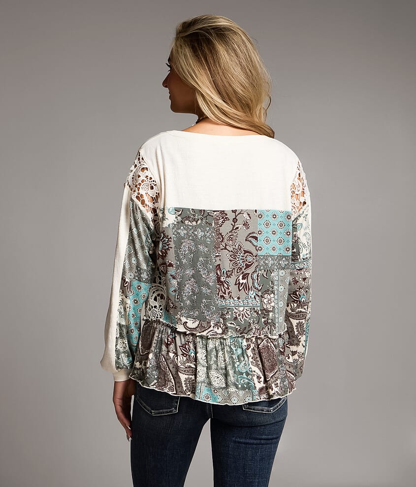Pieced Crochet Top