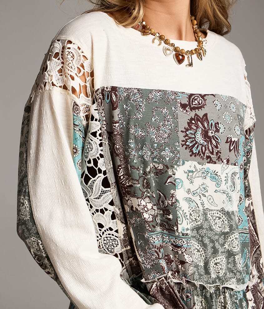 Pieced Crochet Top