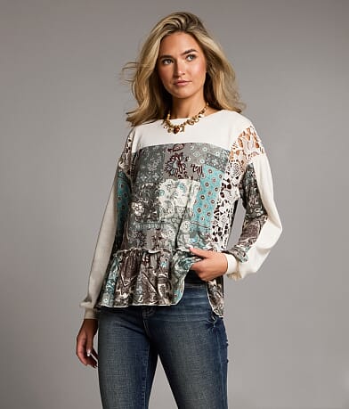 Pieced Crochet Top