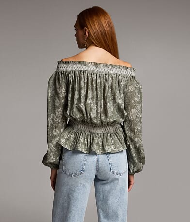 Floral Peplum Top thumbnail 2