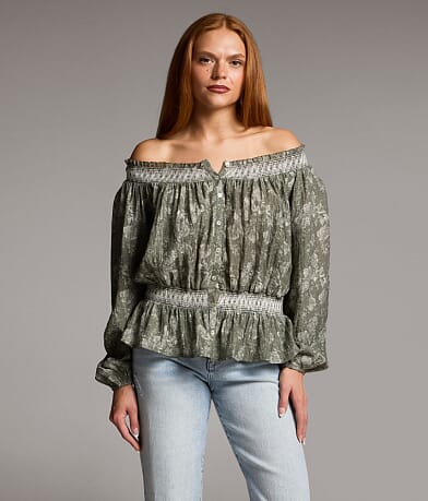 Floral Peplum Top