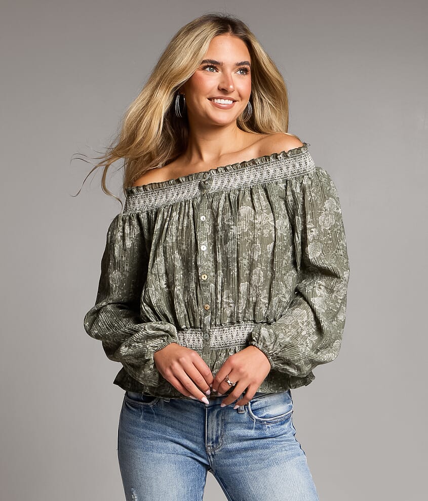 Floral Peplum Top