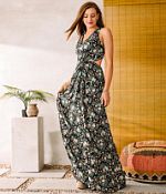 Willow & Root Side Cut-Out Maxi Dress - Women's Dresses in Willow & Root Side Cut-Out Maxi Dress - Women's Dresses in