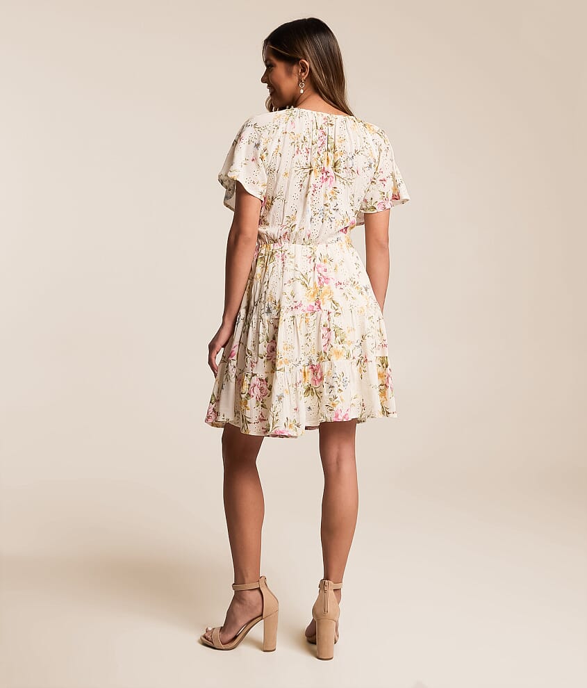 Floral Eyelet Dress