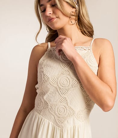 Crochet Mini Dress thumbnail 3