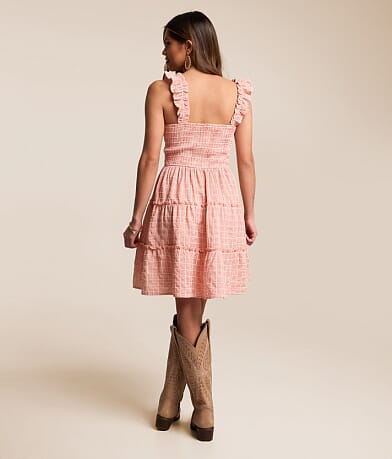 Smocked Plaid Dress thumbnail 2
