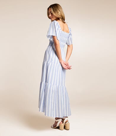 Striped Midi Dress thumbnail 3
