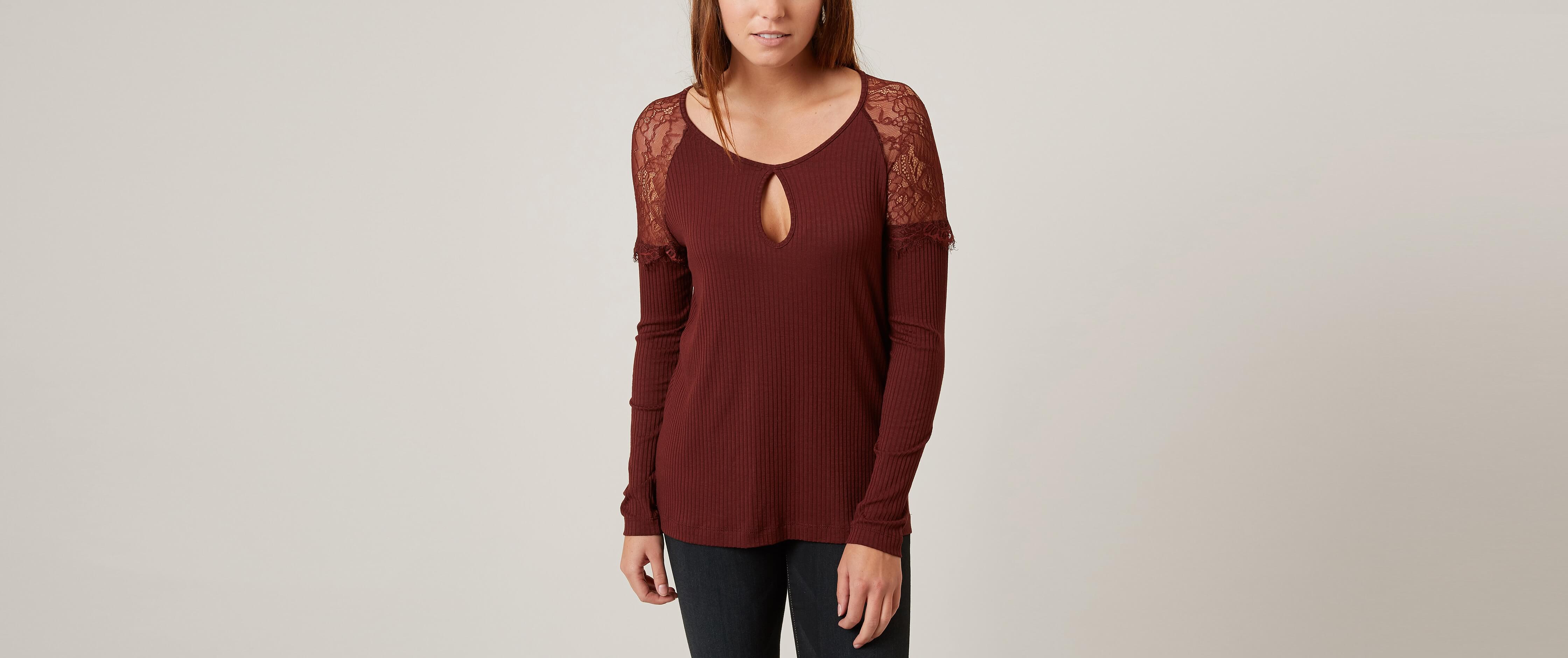 Image of BKE Boutique Ribbed Top