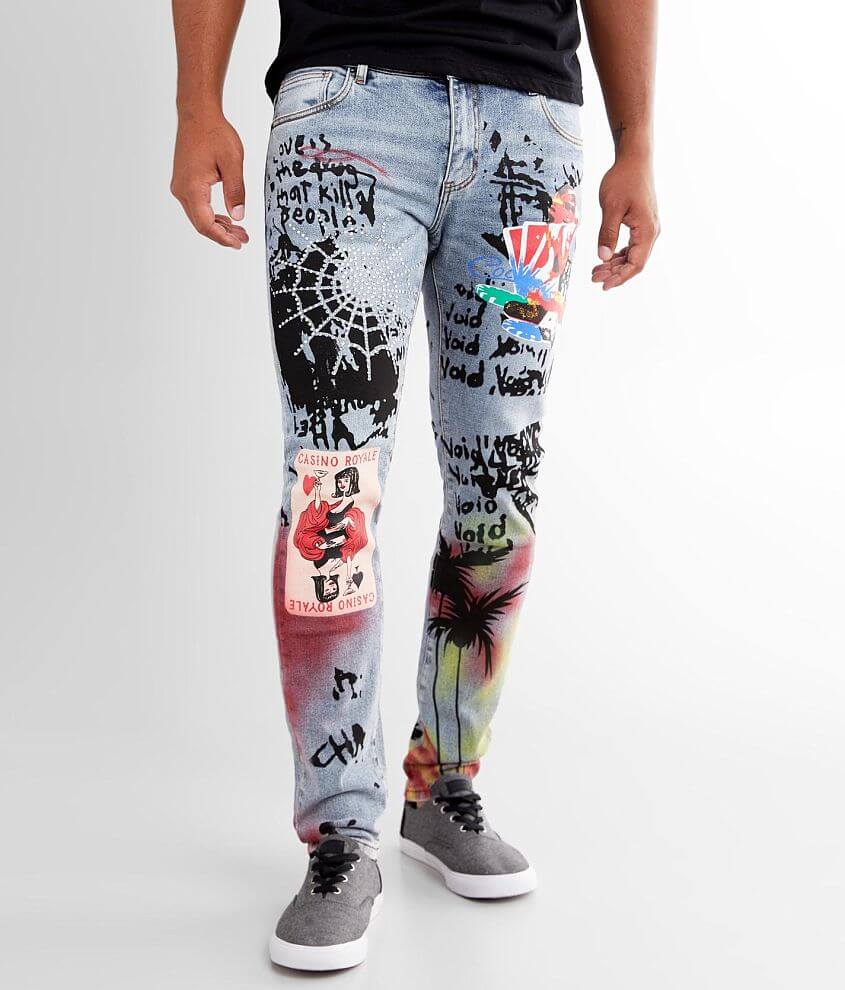 Jeans 2024 with writing