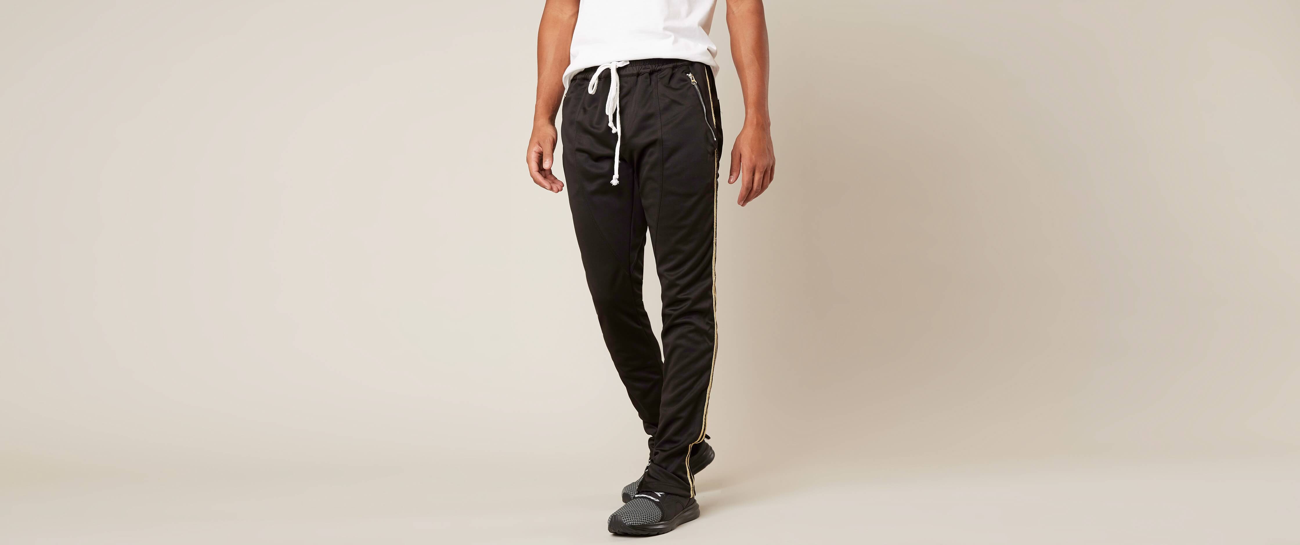 crysp denim track pants