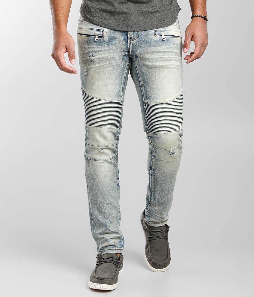 Grey best sale moto jeans