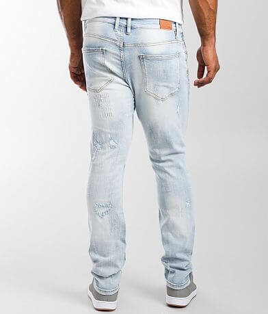 Crysp Denim Edgar Skinny Stretch Jean BACK