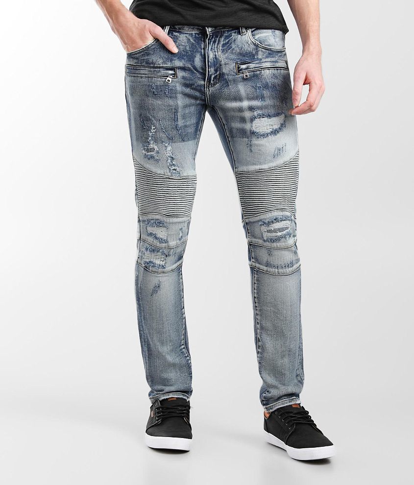 Crysp Denim William Moto Skinny Stretch Jean - Men's Jeans in William ...