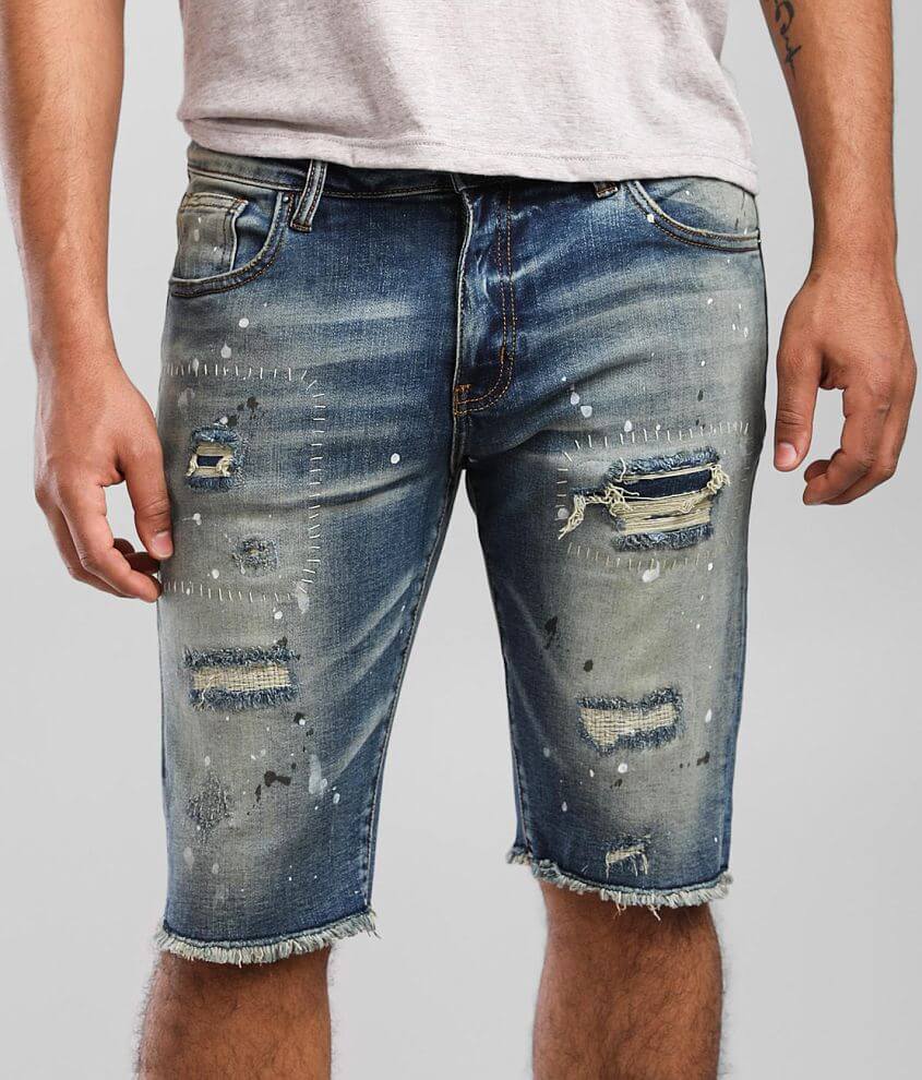 Buckle mens jean shorts sale