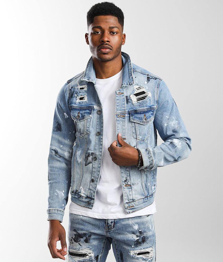 Industrial Indigo Men's Stretch Denim Jacket