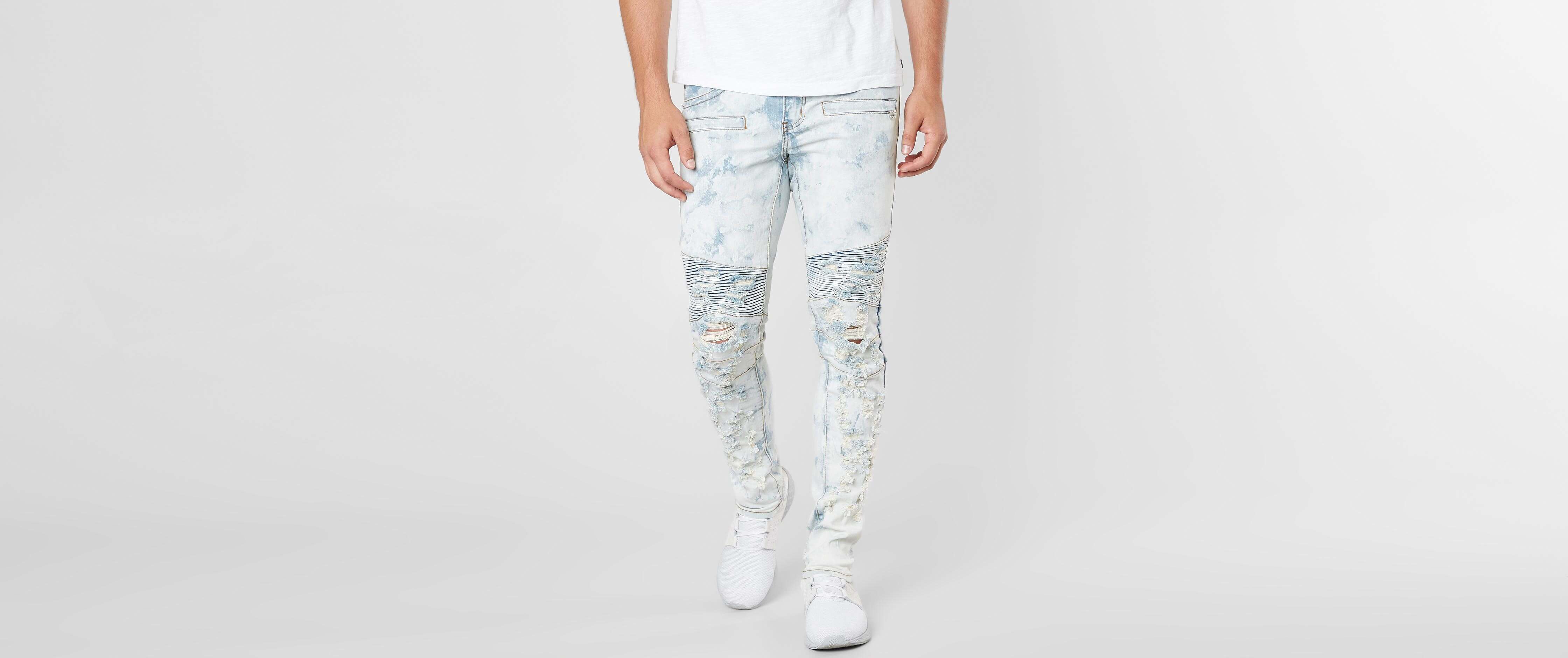 buckle skinny jeans mens