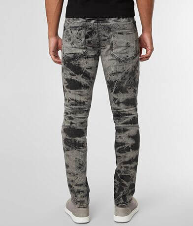 Crysp Denim Guile Biker Skinny Stretch Jean back view