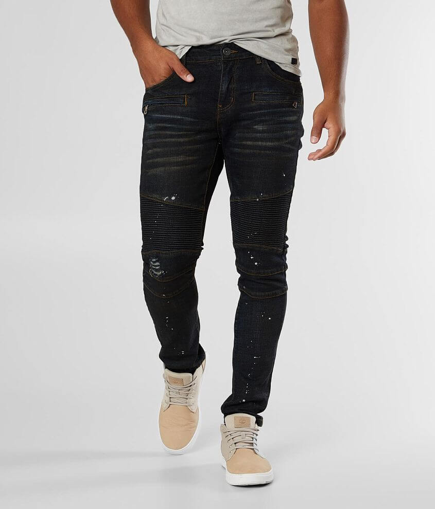 eindeloos Omdat commentator Crysp Denim Theo Biker Skinny Stretch Jean - Men's Jeans in Theo | Buckle