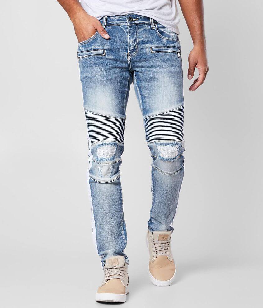 Crysp Denim Jamie Biker Skinny Stretch Jean - Men's Jeans In Jamie 