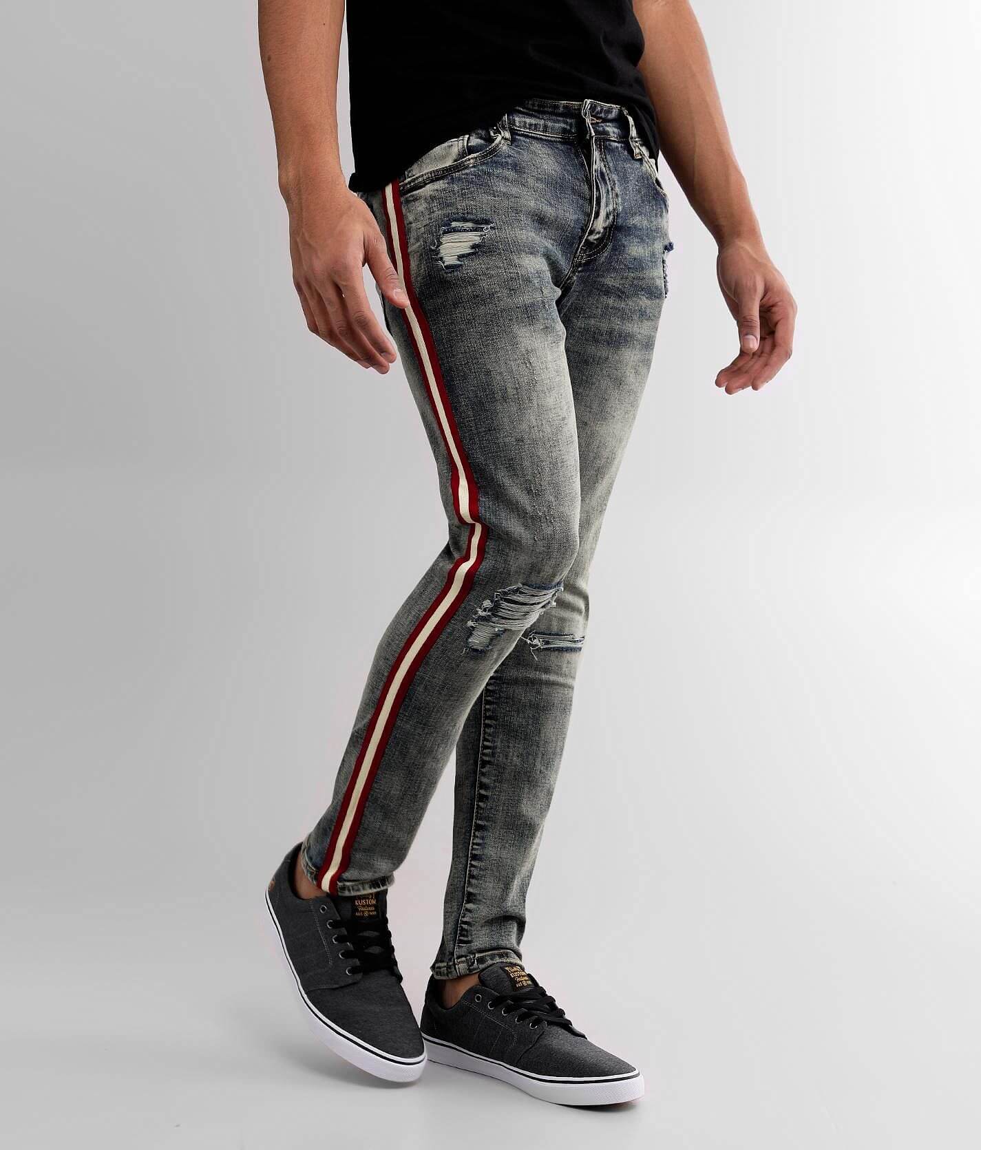 Side tape deals jeans mens india