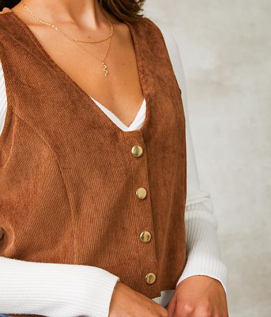 Willow &amp; Root Corduroy Cropped Vest MISC_DETAIL_1
