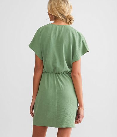 Willow &amp; Root Mini Wrap Dress back view