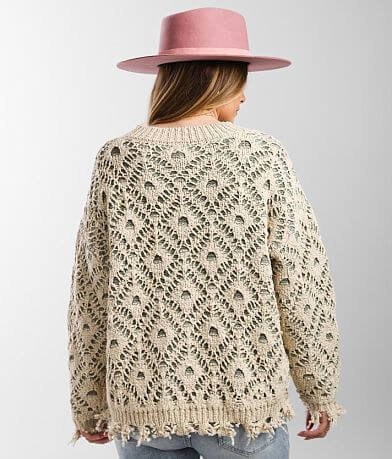 Gimmicks Chenille Color Pop Sweater BACK