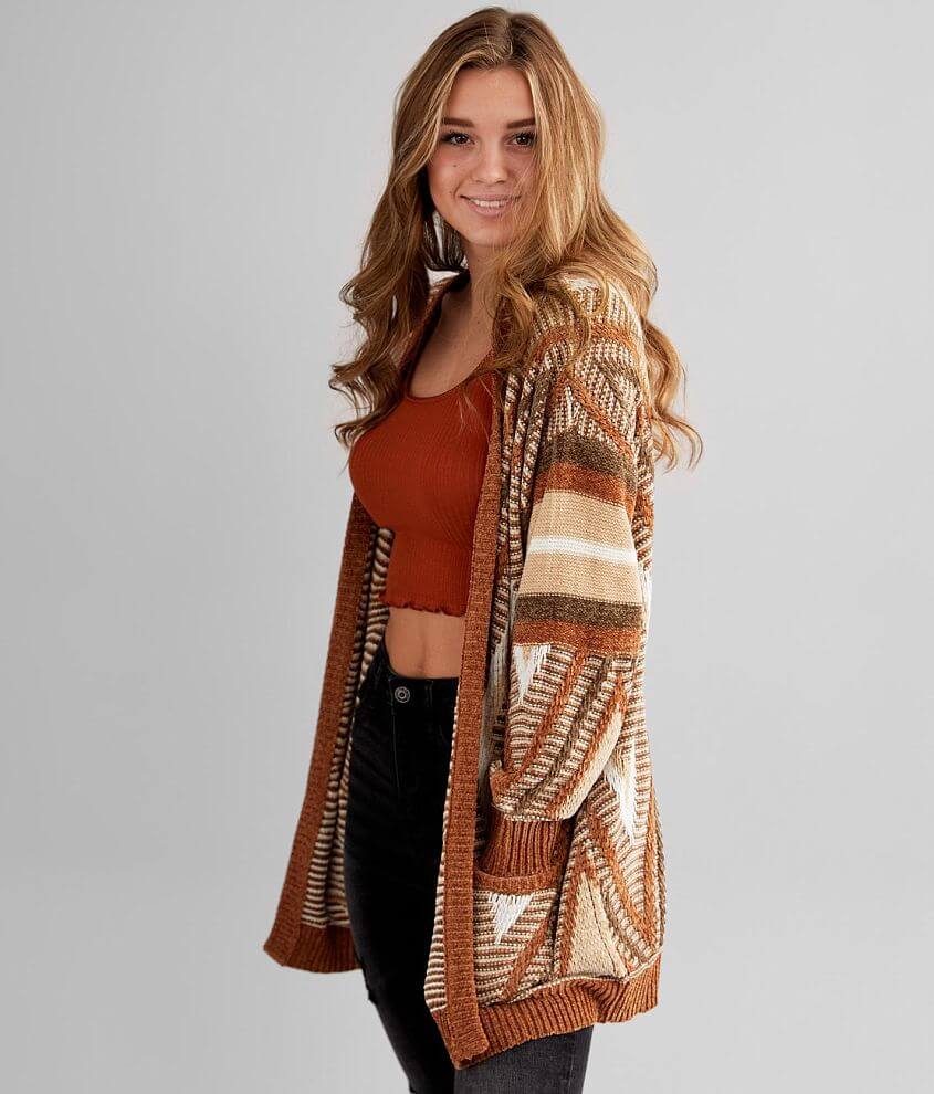 Chenille Cardigan Sweater