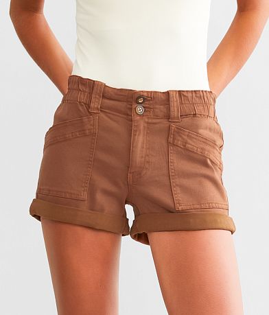 BKE Billie Paperbag Stretch Short front view