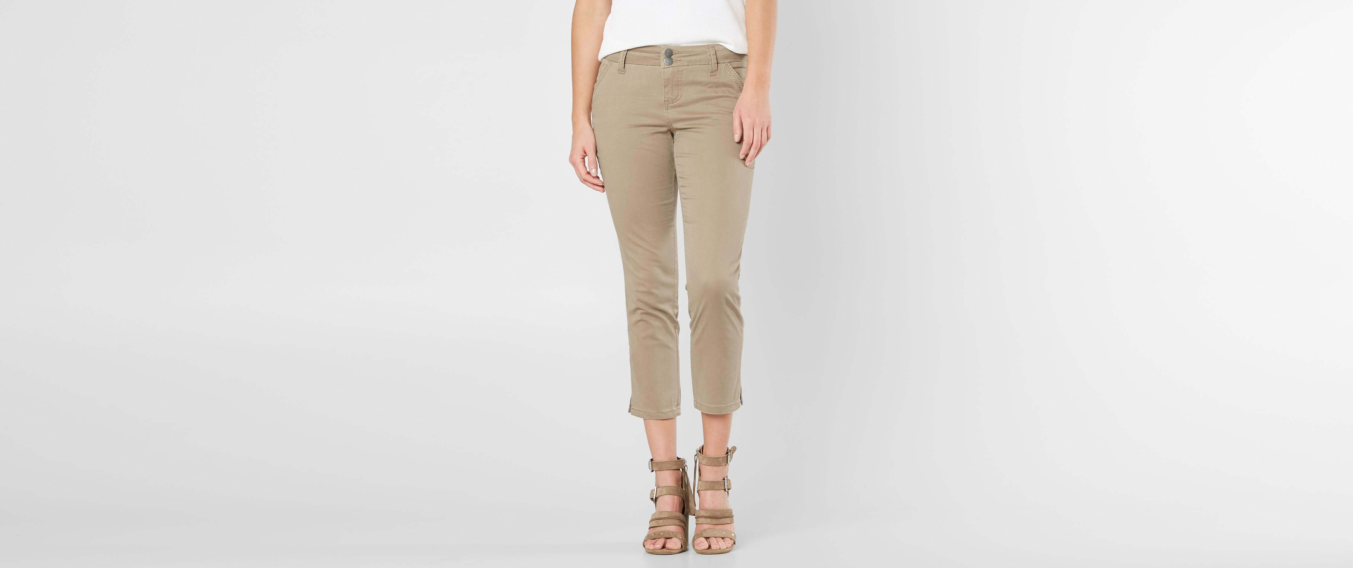 khaki capris