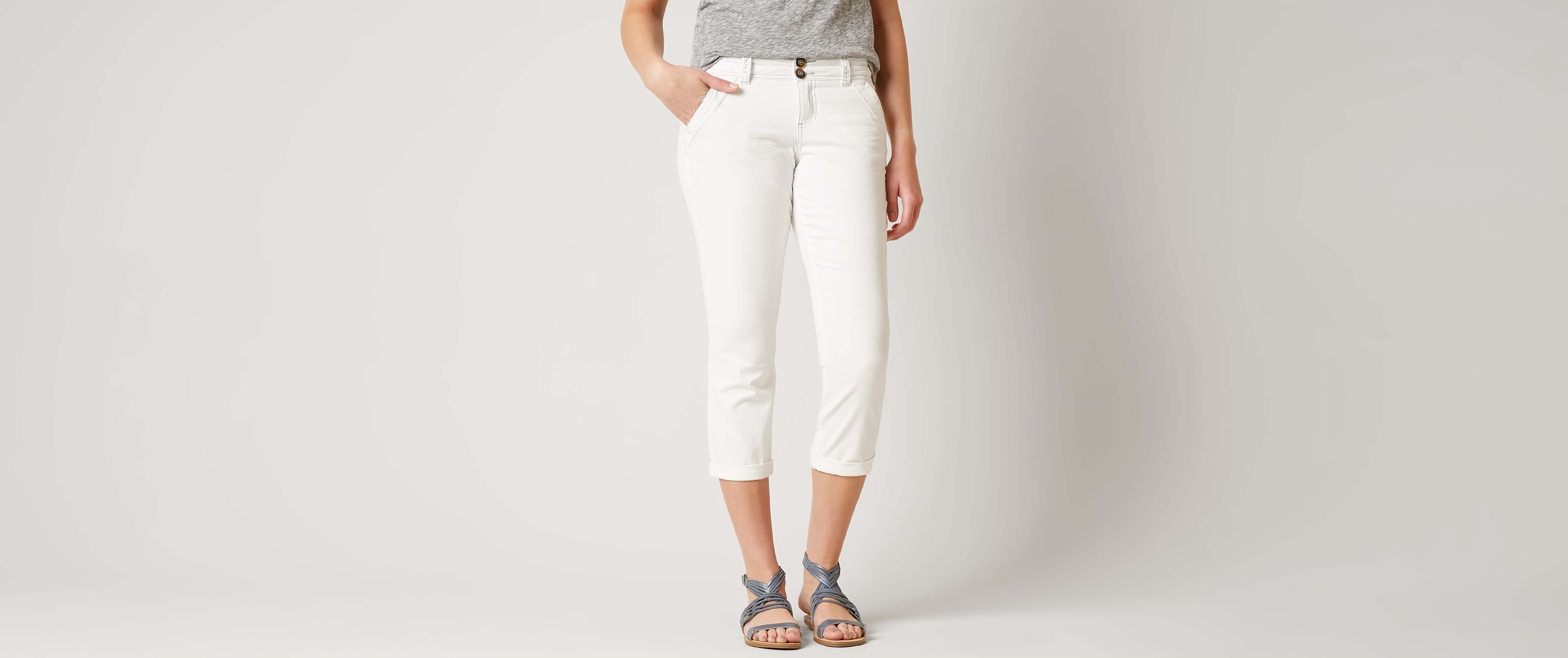 buckle white jeans