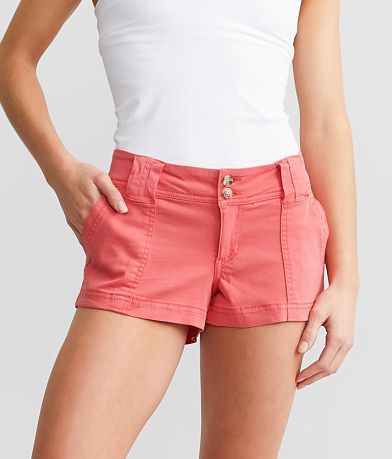 BKE Payton Stretch Cuffed Short - Women's Shorts in Zaveri 2