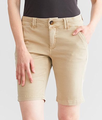 BKE Payton Stretch Cuffed Short - Women's Shorts in Zaveri 2