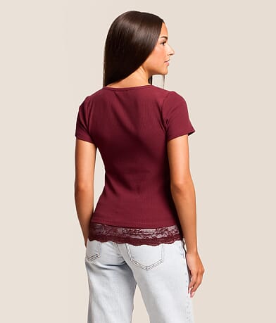 Lace Trim Top thumbnail 2