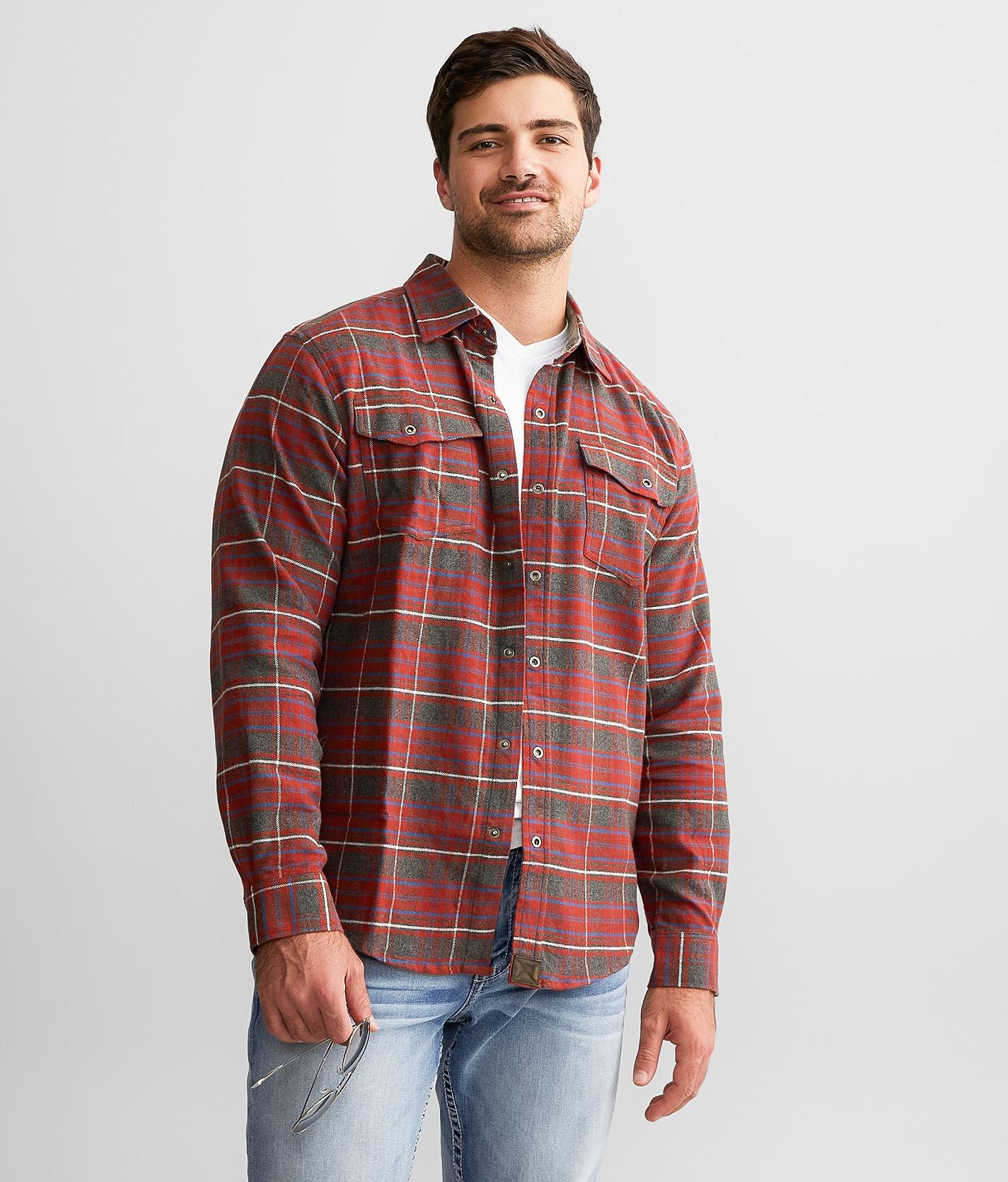 dakota grizzly lined flannel shirt