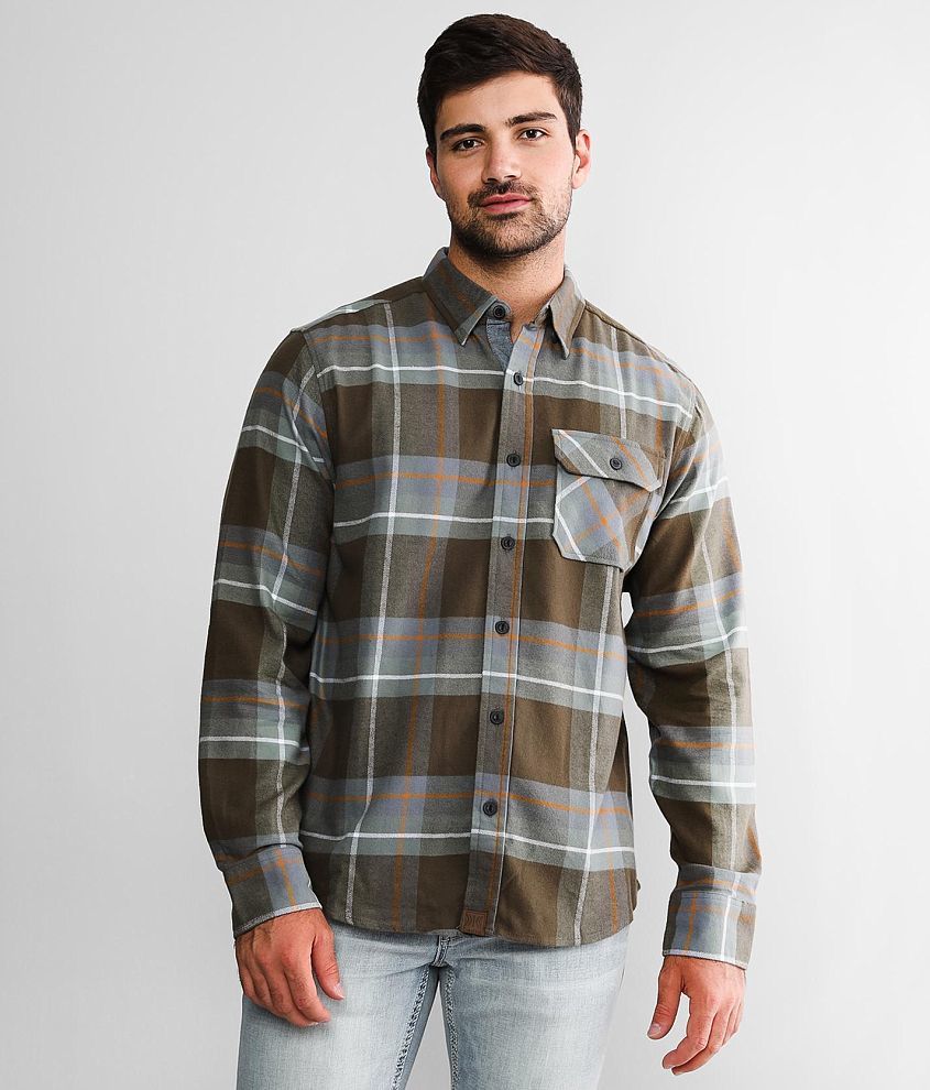 Dakota Grizzly Brock Flannel Shirt - Men's Shirts in Army | Buckle