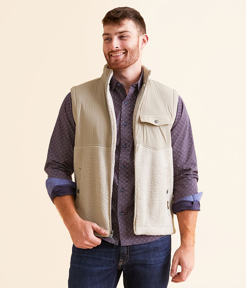 Dakota Grizzly Cumberland Sherpa Vest front view