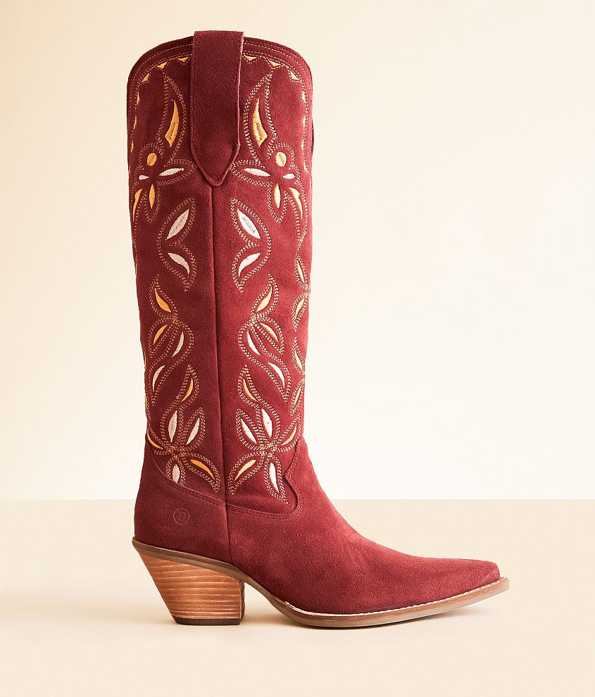 Dingo Embroidered Tall Leather Western Boot front view