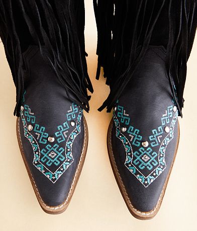 Dingo Tequila Sunrise Fringe Western Leather Boot MISC_DETAIL_3