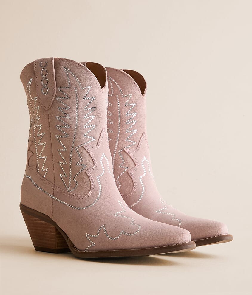 Tiny Pony Leather Western Ankle Boot